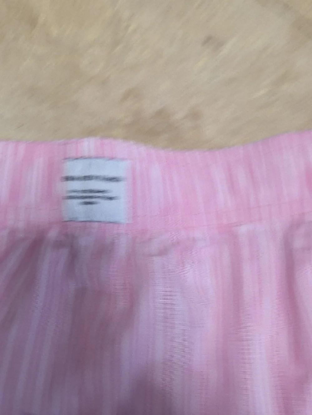 SHEIN Pink & Blue Striped Elastic Waist Shorts Set